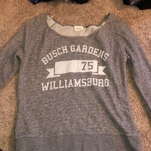 Grey crew neck
